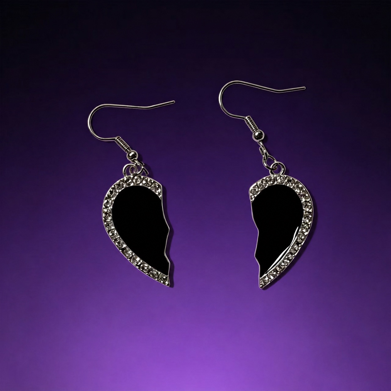 Heart Drop Earrings