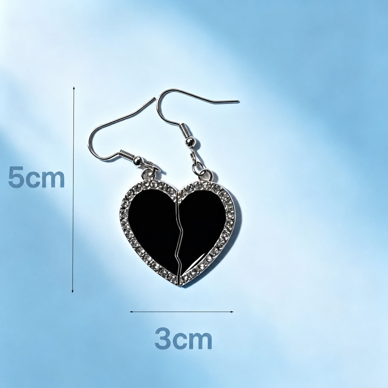 Heart Drop Earrings