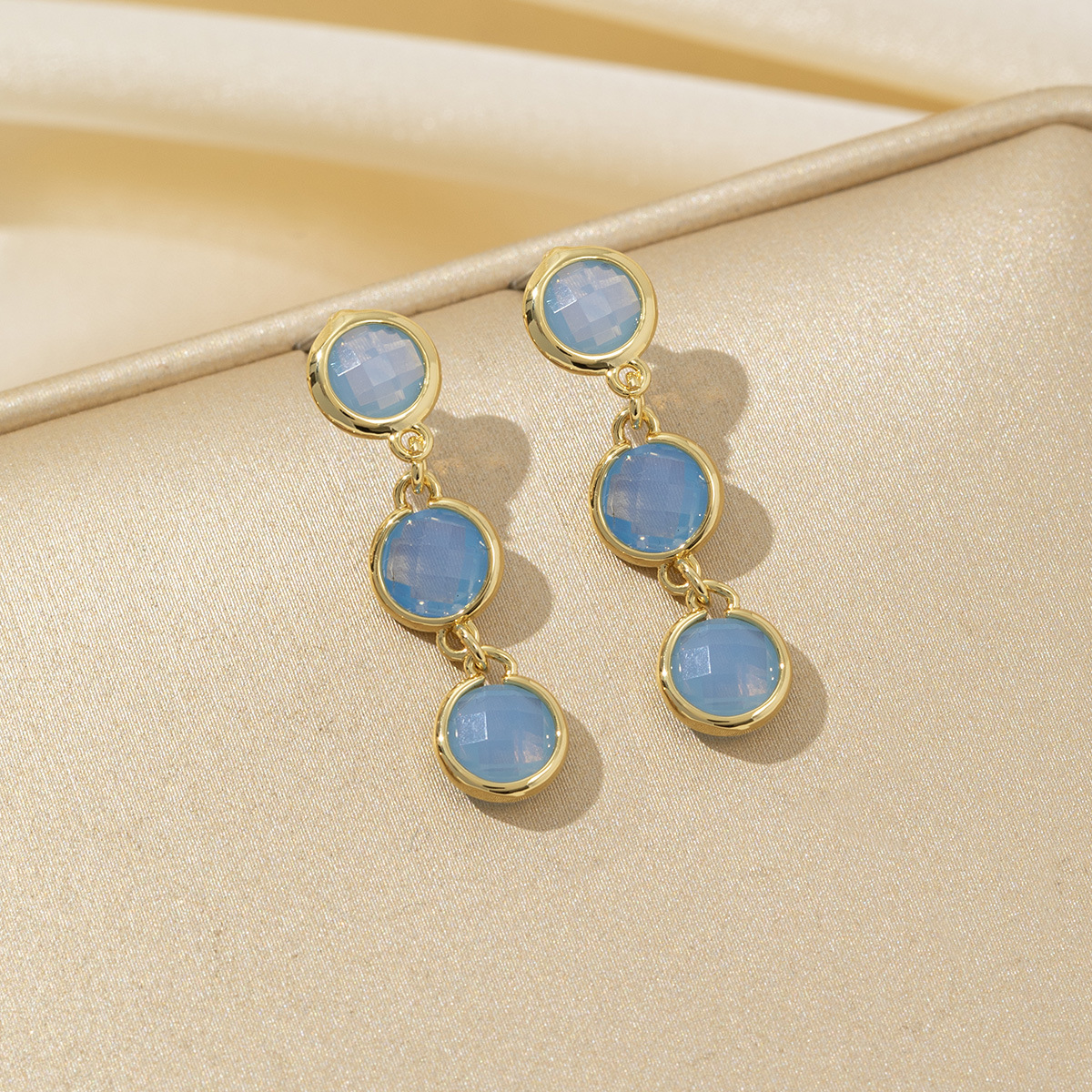 Gold-Plated Copper Minimalist Geometric Earrings