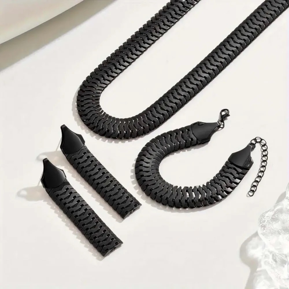 Necklace, Bracelet and Drop Earring Set