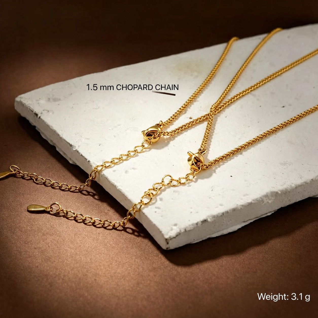 Gold-Plated Copper Zircon Choker