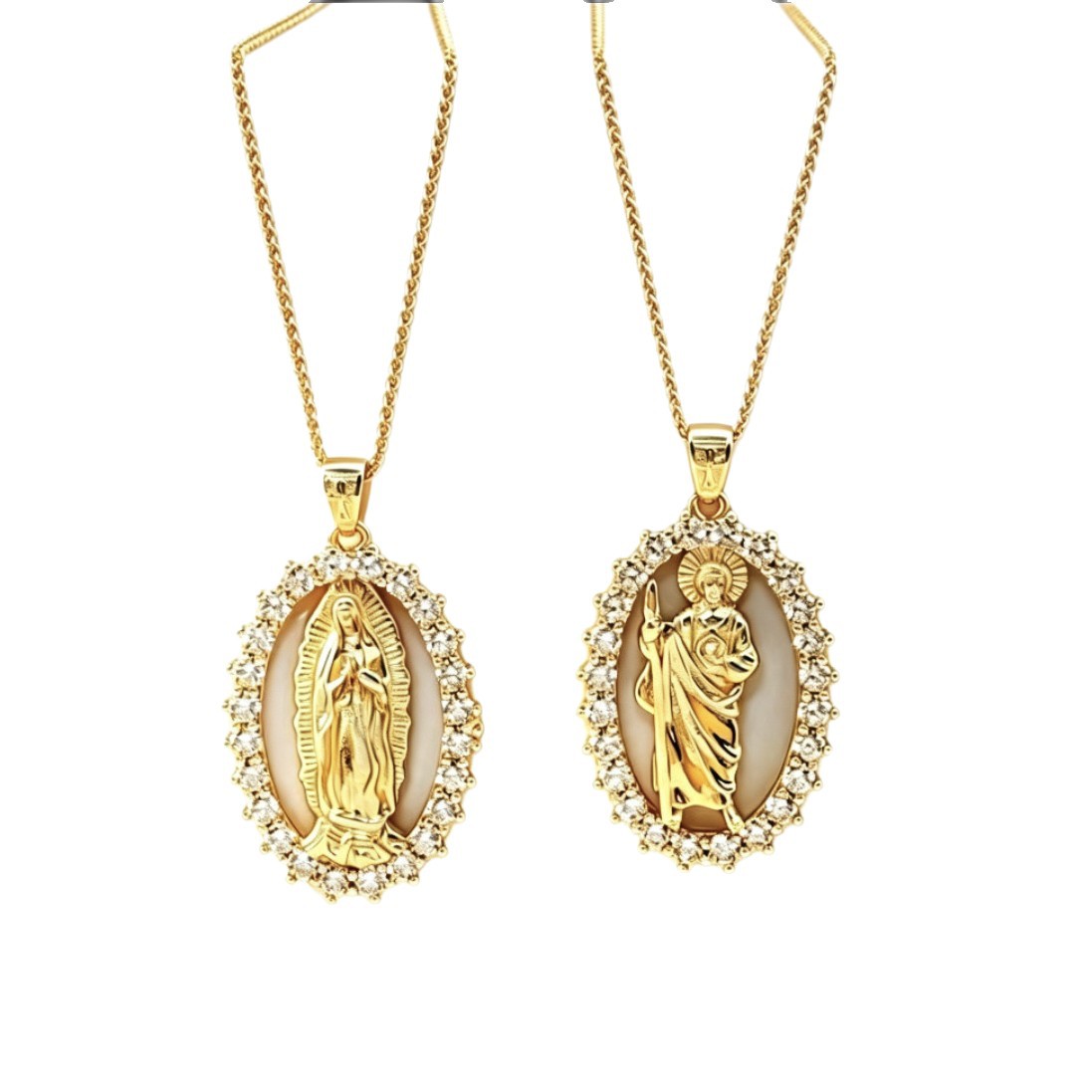 Gold-Plated Copper Zircon Choker