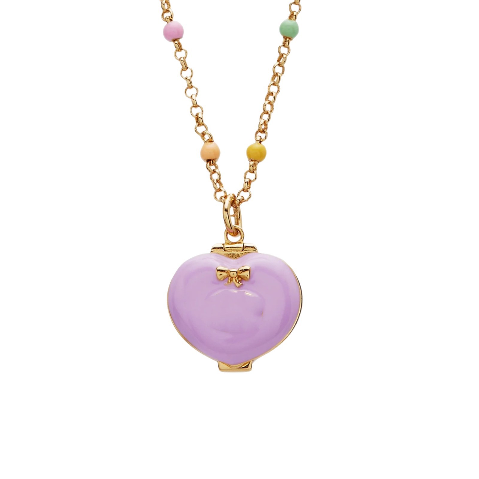 Rose Gold Star and Heart Photo Locket Necklace